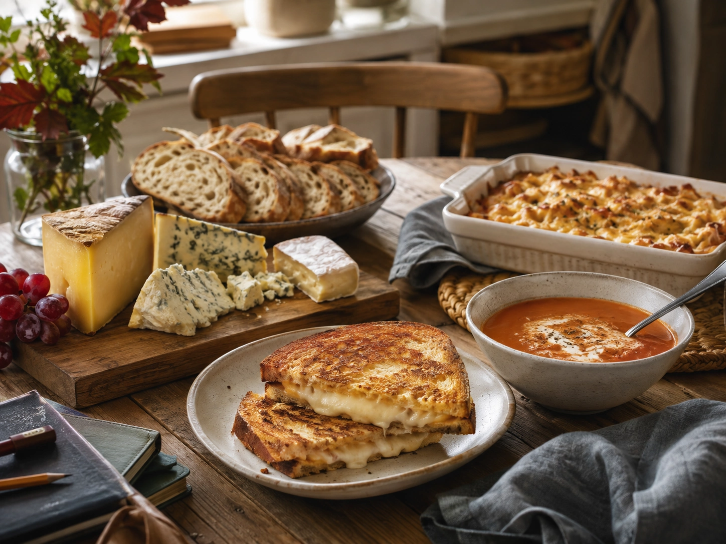 A ready-made spread of artisan cheese and housemade favourites for an easy weeknight dinner